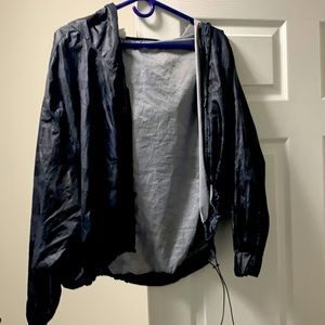 Grey and black camo windbreaker, from Target, M/L